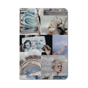 Magzine Mākslas Flip Cover For iPad Gaisa 3 2 Pro 9.7 10.2 10.5 11 12.9 2019 Tablete Gadījumā Smart cover ipad 9.7 2018 5 6 7