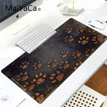 MaiYaCa Personalizētu Atdzist Modes Suņa Ķepa Drukāt Komfortu Peli Mat Spēļu peles paliktnis Liela Lockedge Mouse pad PC Datoru mat