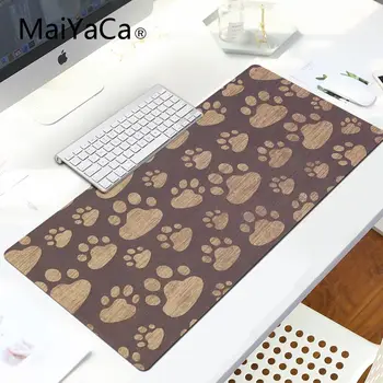 MaiYaCa Personalizētu Atdzist Modes Suņa Ķepa Drukāt Komfortu Peli Mat Spēļu peles paliktnis Liela Lockedge Mouse pad PC Datoru mat