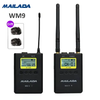 Mailada Profesionālās UHF Bezvadu Mikrofonu Sistēma Mini Atloks, Austiņas ar Mikrofonu Uztvērējs, Raidītājs, Lai Mācītu Lekciju Runas