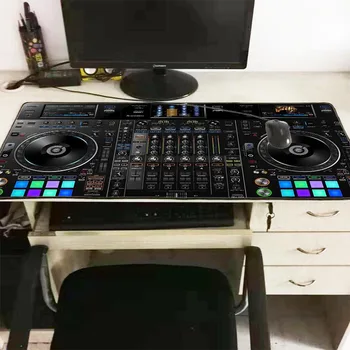 Mairuige 400X900CM Radio DJ ' s Workbench Liela Izmēra Spēļu PC Mouse Pad Z Tastatūras Mat Galda Pad Macbook Pro peles paliktnis Dabiskā kaučuka