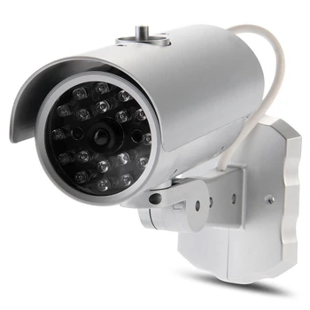 Manekens Drošības Kamera ir 18 LED CCTV Kameras Iekštelpu Āra Viltus Simulācijas