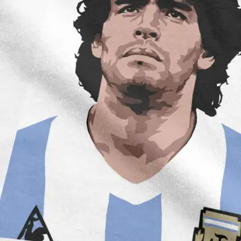 Maradona Labākais Futbolists T-Krekli Vīriešu Diego Armando Argentīnas Futbola Vintage Tee Kreklu Crewneck T Krekls Dāvanu Ideja, Topi