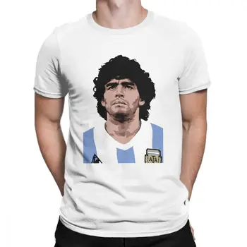 Maradona Labākais Futbolists T-Krekli Vīriešu Diego Armando Argentīnas Futbola Vintage Tee Kreklu Crewneck T Krekls Dāvanu Ideja, Topi
