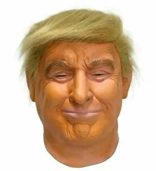 Mascarello Donald Trump Maska Rave Tīrīšanas Cosplay Kostīmu Lateksa Reāli Maskas ASV Prezidents Galvassegas Halloween Maskas Dāvanu