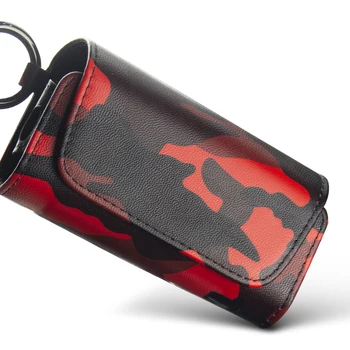 Maskēšanas ādas e-cigarešu uzglabāšanas soma iqos 3.0 cigarešu etvija aizsardzības soma atvāžamais portatīvo āķis soma, piederumu, instrumentu,