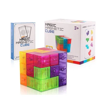 Matemātika Kubi 2020. Gadam Jauna Kolekcija Rotaļlietas Diy Tetris Magnētisko Buiwsteen Bērniem, Burvju Neo Cube Puzzle Balss Rotaļlietas