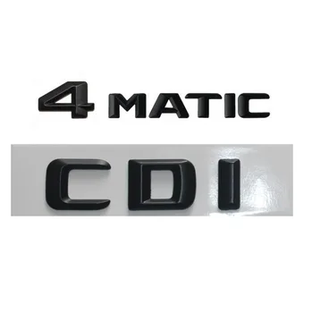 Matt Black Red 3D Burti Bagāžnieka Emblēmu Emblēmas Nozīmītes Mercedes Benz AMG C63 C63s E63s S63s CLS63s GLE63s GLS63s CDI 4MATIC
