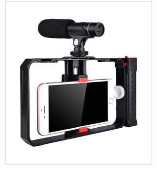 Mcoplus VM-D02 Video ierakstīšanas Mikrofons DSLR Kameras Viedtālrunis Osmo Kabatā iPhone, Android, Youtube Vlogging Mic
