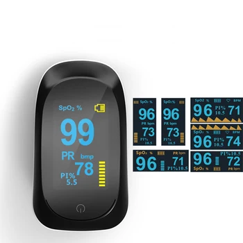 Medicīnas Digitālo Pirksta Pulsa oksimetru OLED Displeju Asins Skābekļa Sensoru Mērījumu Mērītāju Home Sports De Dedo Oximeter