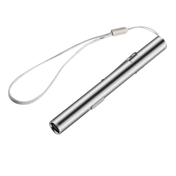 Medicīnas Ērts Portatīvo Pen Gaismas USB Uzlādējams Mini Enerģijas taupīšanas Lukturīti LED Lukturītis ar Nerūsējošā Tērauda Klipsi