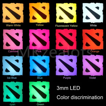 Mehāniskā tastatūra īpašu LED Spuldzes 3mm apaļas Pērles Ice Blue Rainbow, Par Ķiršu Gateron Kailh MX Slēdži 14 krāsas pēc izvēles