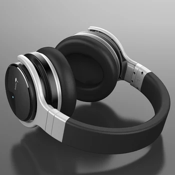 Meidong E7B Bluetooth Austiņas, Aktīvās Trokšņu Slāpēšanas Austiņas Bezvadu Austiņas, 30 stundas Virs auss ar mikrofonu Deep bass