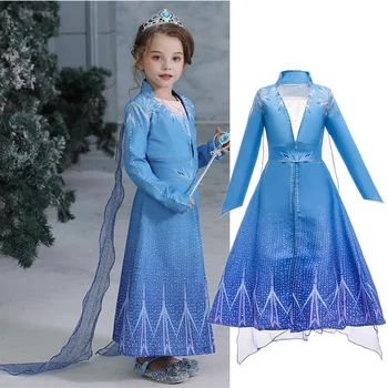 Meitenes Princeses Kostīms Bērniem Halloween Cosplay Saģērbt Bērnu Fantasia Drēbes Fille Noslēpt Ziemassvētku Kleitas