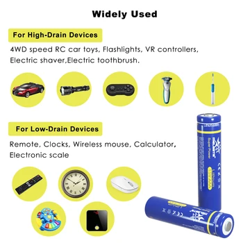 Melasta 4gab lifes2 FR03 AAA + 4gab FR6 (AA Litija Galvaniskās Baterijas rotaļlietām, MP3, fotokamera elektriskais skuveklis zobu suka tālvadības pulkstenis