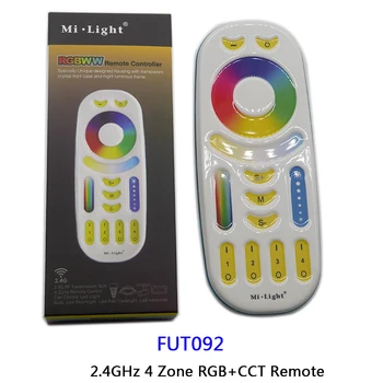 Miboxer 4W GU10 MR16 RGB+PKT LED Prožektoru gaismā AC110V 220V 2.4 G Tālvadības pults FUT103/FUT104/FUT089/FUT092/B8/B4/T4/WL-Box1
