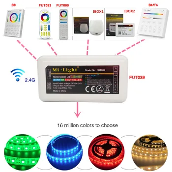 Miboxer2.Proti, 4G, 4-Zonu Smart Paneļa WiFi iBox RGB+KMT/RGBWW led strip Gaismas Kontrolieris FUT039/FUT092/FUT089/iBox2/iBox1/B4/T4/B8