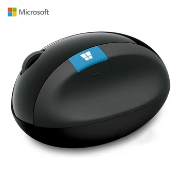 Microsoft Sculpt Ergonomisks Bluetooth 4.0 2.4 Ghz Bezvadu Bluetooth Peli Blueshin Tehnoloģiju 1000DPI Saskarne Datora Peles