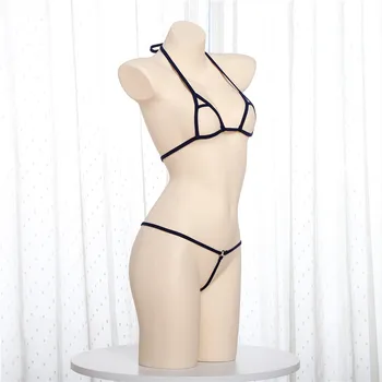 Mikro bikini 2019 jaunu un Seksīgu Linga String metāla gredzenu trīsstūris Losjons Dobi Sandales peldkostīmi sieviešu peldkostīms biquini bikini, monokini