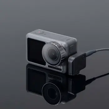 Mikrofona 3.5 mm/USB-C Uzlādes Adapteri Audio Ārējais Mikrofons Mount Uzlādes Ports DJI Osmo Rīcības Piederumi
