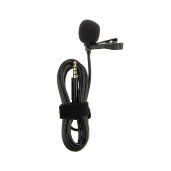 Mikrofons GL-119, clip-on, 3.5 jack, black 5310788