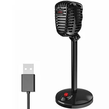 Mikrofons, Grozāms USB Mikrofonu Iekārtas, Video Konferences Kondensatora Mikrofons USB Ierakstīšanas Mikrofons Klēpjdatoram
