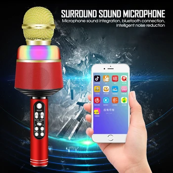 Mikrofons kondensatora profesionālās dj, Karaoke mikrofons PC studijas mikrofoni, telefona Bluetooth Portable mikro mikrofonus āra