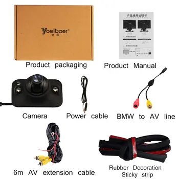 Mini Auto HD Monitors, Atpakaļskata Kamera, Auto Skats no sāna Pusē Atpakaļgaitas DVR Vadu Transportlīdzekļa Nakts Redzamības Auto Rezerves Fotokameras Ūdensdrošs