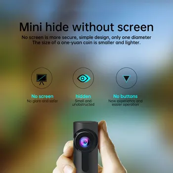 Mini Auto Vadītāja Ieraksti 1080P HD Kameru Pagriezt Len Nakts Redzamības Ieraksti Transportlīdzekļu Drošības Līdzeklis Automašīnas DVR