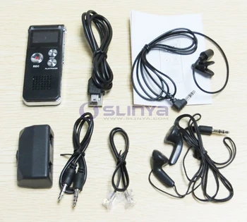 Mini Digital Audio Diktofonu USB Voice Recorder 8GB Skaņu Ieraksti ar Mic