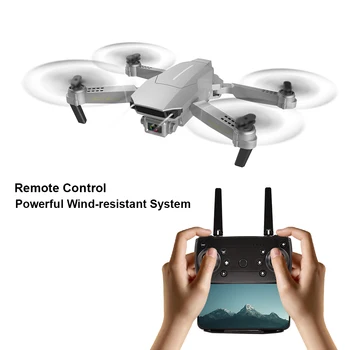 Mini Dūkoņa 4K Profesiju Wifi FPV RC Quadcopter ar Dual Camera Selfie Salokāms Helikopteru Lidot 20mins VS E520S S167 Dron Rotaļlietas