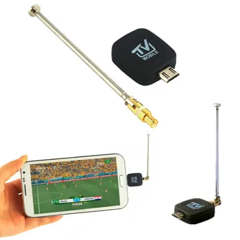 Mini Micro USB DVB-T Ievade Digitālās Mobilās TV Uztvērējs Uztvērēja Android 4.1-5.0 EPG Atbalsts HDTV, kas Saņem
