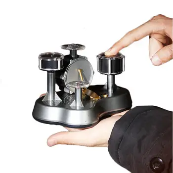 Mini Pirkstu Mūzikas Bungu komplektu, Galda, Muzikālās Rotaļlietas Touch Cilindrs ar LED Gaismu Džeza Sitamie