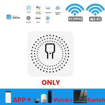 Mini Smart Wifi Diy Slēdzis Ondersteunt 2 Veidu Kontroles Smart Home Automation Modulis werkt Tikās Alexa, Google Thuis Slimme Leven App