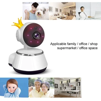 Mini Webcam Smart Wifi Kameru, HD 1080P Mākonis Bezvadu IP Kameras Intelligent Auto Izsekošana Cilvēku Home Security Apsardze
