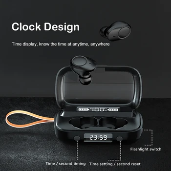 MiniBron Taisnība Bezvadu Earbuds Mini Bluetooth Stereo Austiņas Bluetooth 5.0 Sporta Klausules Mazo Neredzams Austiņas ar Mic