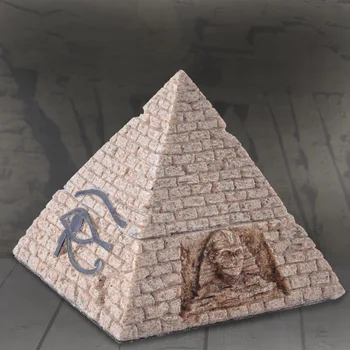 Miniatūra Piramīdas Sveķu Amatniecības Kāzu Gredzenu Lodziņu Valentīna Diena Klāt Draudzene Vintage Ēģiptes Dekori, Rotaslietas Kaste