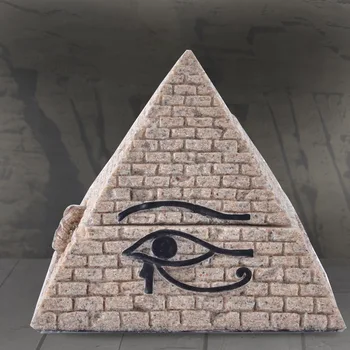 Miniatūra Piramīdas Sveķu Amatniecības Kāzu Gredzenu Lodziņu Valentīna Diena Klāt Draudzene Vintage Ēģiptes Dekori, Rotaslietas Kaste