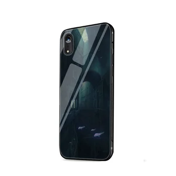 Mobilo Telefonu Gadījumā Stikla iPhone 11 Pro Max Xr-X Xs Maks iPhone 7 8 6 6s Plus Segtu Laputa Pils Debesīs