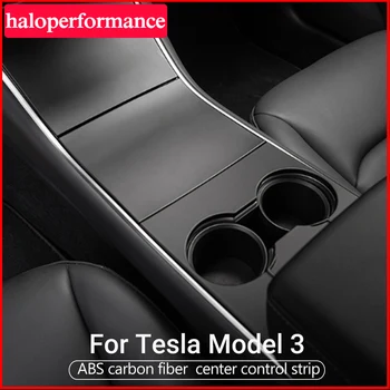 Model3 ModelY Auto Centrālais Kontroles Panelis Aizsargcimdus Tesla Model 3 Konsole, Interjera Aksesuāri 2020. Gadam Oglekļa Šķiedras Modelis Y ABS