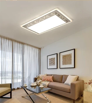 Modernas kvadrātveida modes vienkāršu tālvadības pulti, LED griestu lampas iekštelpu gaismas 108w 72w guļamistabai studiju ēdamistaba foajē viesnīca utt.