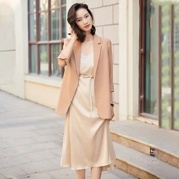 Moderns Apģērbs Sievietēm Ir 2021. Kleita Uzvalki 2 Gabals, Kas Elegants Birojs Dāmas Korejas Pavasarī, Rudenī, Rudenī Darbu Valkāt Sieviešu Plus Izmēra