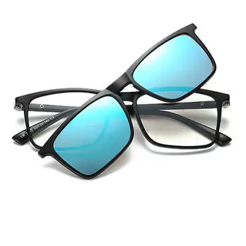 Modes Briļļu ietvaru Vīrieši Sievietes Ar Polarizētu Klipu Saulesbrilles Magnētisko Brilles Vīriešu Tuvredzība Optisko Pavasara Viru RS1001