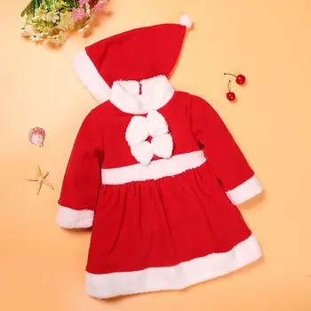 Modes Bērnu Ziemassvētku Apģērbu Komplekti Bērnu, Meiteņu Un Zēnu Kombinezonus Ar Cepures Bērniem Ziemas Puse Drēbes Natal Roupas