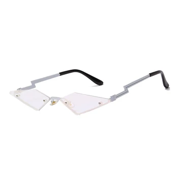 Modes Cat Eye Saulesbrilles Luksusa Zīmola Dizaineru Sieviešu, Metāla, bez apmales, Saules brilles Dāma Tendence Sunglass UV400 Toņos Brilles