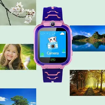 Modes Digitālo Rokas pulksteni Bērniem 1.44 collu Touch Screen Ūdensizturīgs Daudzvalodu Smart Pulksteņi Atbalsta GPS Tracker 185x30x10mm