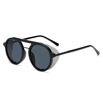 Modes Steampunk Saulesbrilles Kārta Toņos Zīmola Dizaineru Sieviešu, Vīriešu Vintage Saules Brilles UV400 Briļļu Oculos de sol