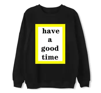 Modes ir labs laiks, smieklīgi drukāšanas hoodies vīriešiem sievietēm unisex o kakla džemperis plānas sporta krekls 2 krāsas