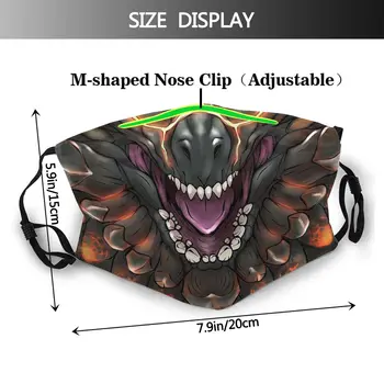 Monster Hunter Felyne Palico Spēle Auduma Maskas Bazelgeuse Sejas Maska, Nagu Pārklājums Ar Filtriem Sejas Aizsardzības