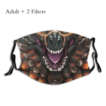 Monster Hunter Felyne Palico Spēle Auduma Maskas Bazelgeuse Sejas Maska, Nagu Pārklājums Ar Filtriem Sejas Aizsardzības